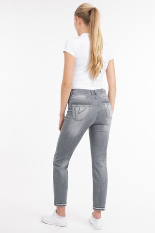 Coupe slim Jean 'Alexa' Recover Pants en gris