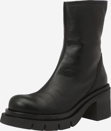 REPLAY Ankle Boots in Black: front