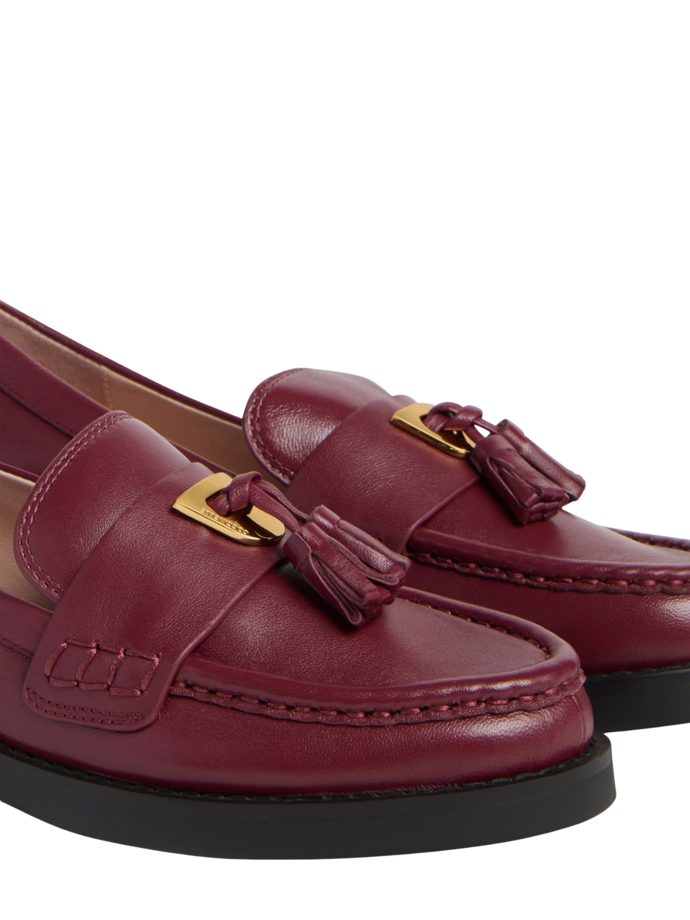 Coccinelle Mocassins 'Beat Selleria' in Rood