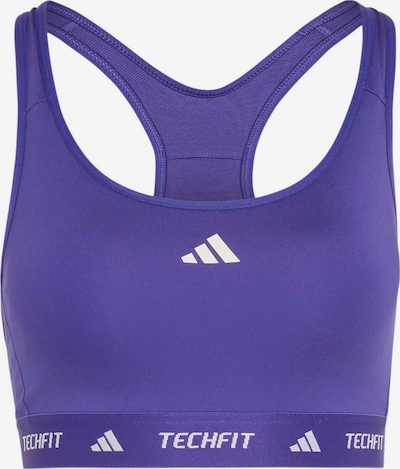 ADIDAS PERFORMANCE Urheilurintaliivit koossa XS värissä violetinsininen / valkoinen, Tuotenäkymä