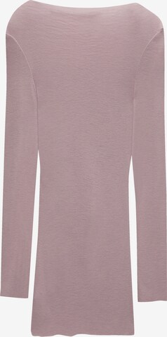 T-shirt Pull&Bear en rose : devant