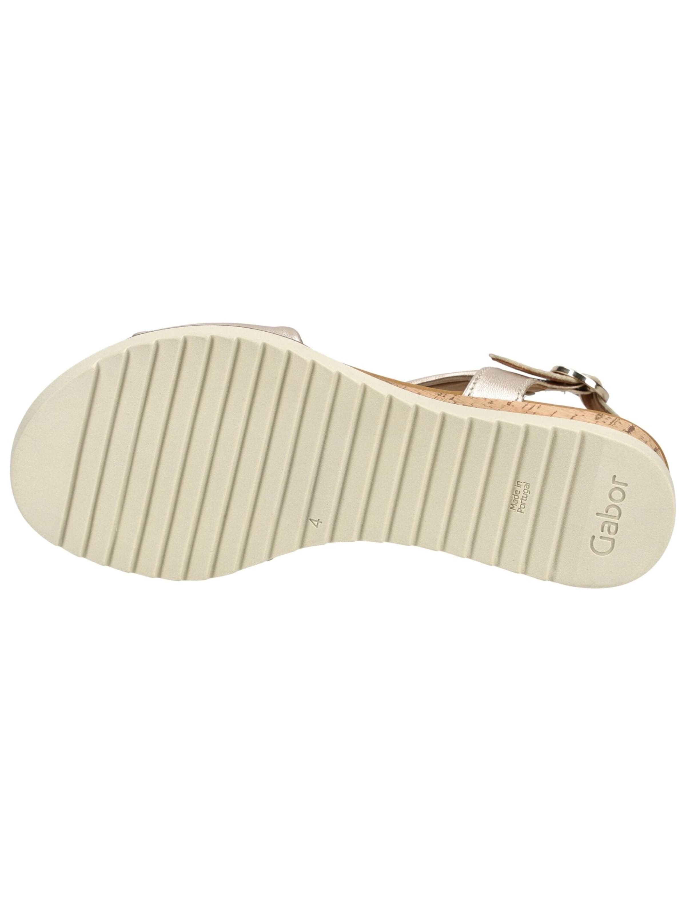 GABOR Sandalen met riem in Goud