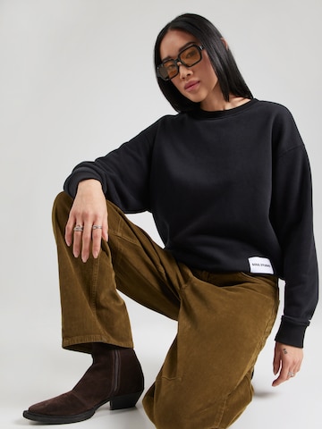 Smith&Soul Sweatshirt 'Soul Studio' in Zwart: voorkant
