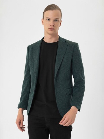 By Diess Collection Regular fit Business blazer in Green: front