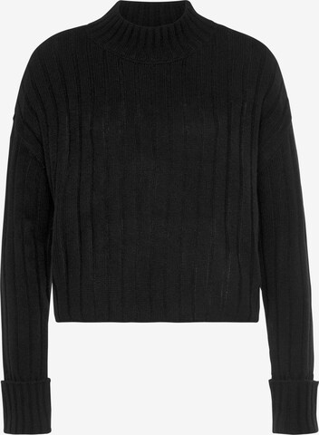 LASCANA Sweater in Black: front