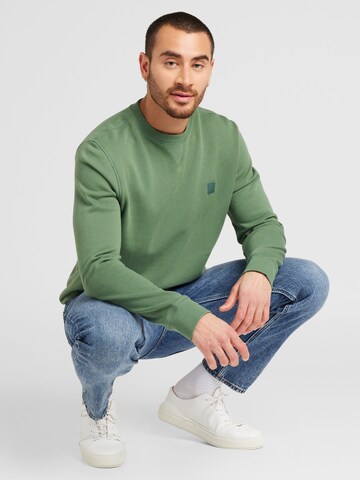 BOSS Sweatshirt in Grün