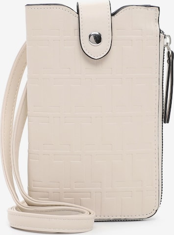 TAMARIS Smartphonehoesje 'Leona' in Beige: voorkant