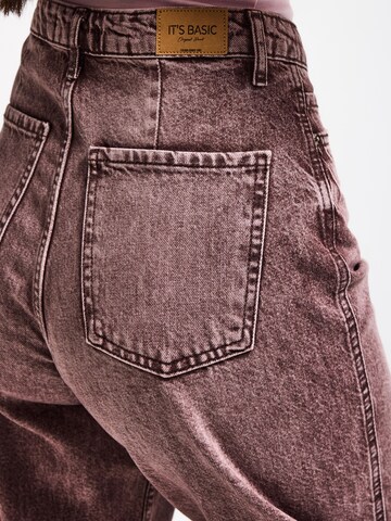 IT'S BASIC Loosefit Jeans 'June Relaxed Mid Rise Jeans' in Bruin