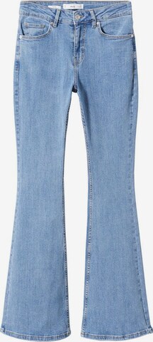 MANGO Flared Jeans in Blauw: voorkant