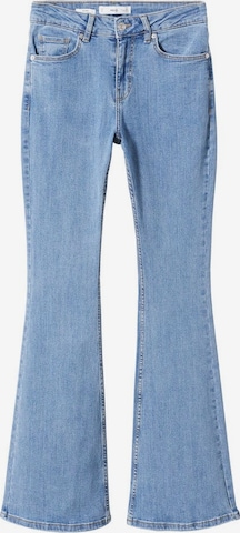 MANGO Flared Jeans in Blauw: voorkant