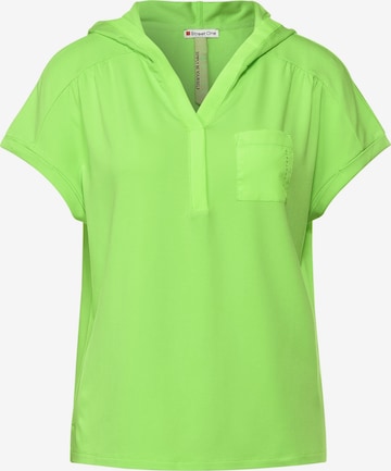 T-shirt STREET ONE en vert : devant