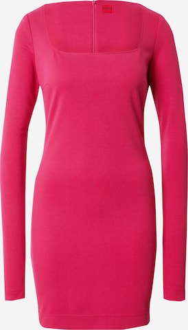 HUGO Red - Vestido 'Kordella' em rosa: frente