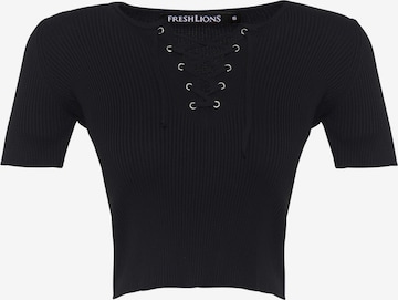 FRESHLIONS Top 'POLINA' in Black: front