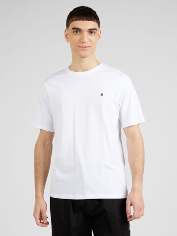 JACK & JONES Shirt 'EPAULOS' in White: front