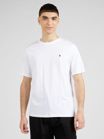 JACK & JONES - Camisa 'EPAULOS' em branco: frente