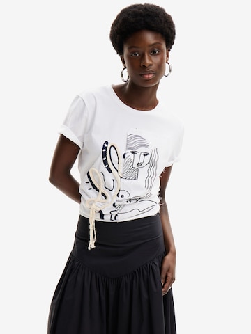 Desigual - Camisa em branco: frente