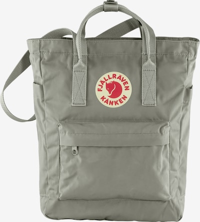 Fjällräven Rucksack 'Kanken' in rauchgrau / rot / weiß, Produktansicht