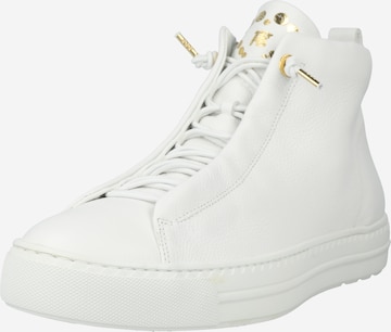 Paul Green High-Top Sneakers in White: front