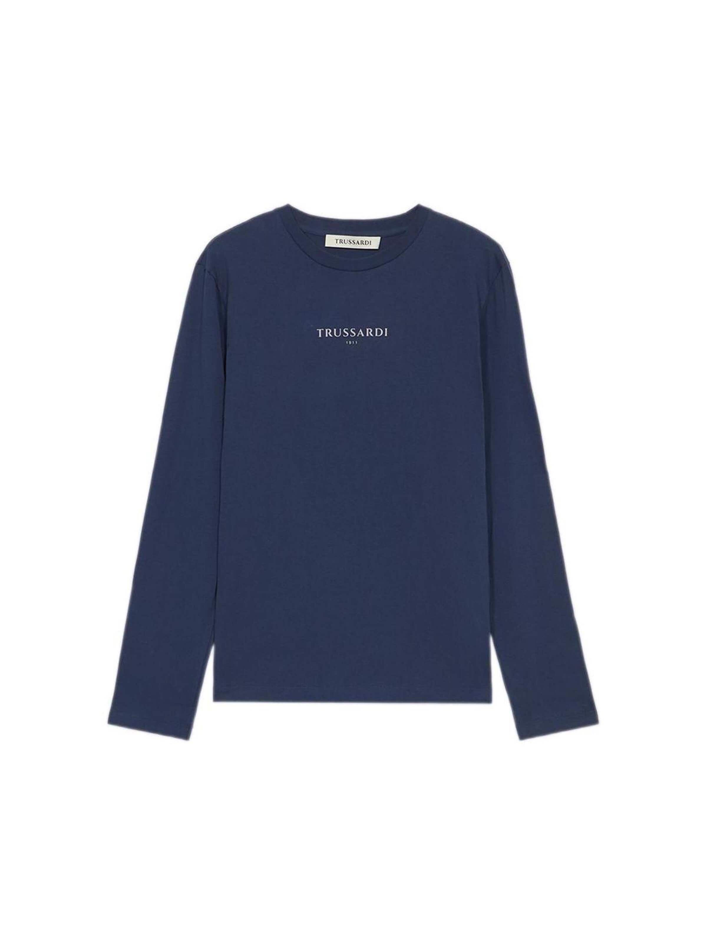 Trussardi - Camiseta en azul: frente