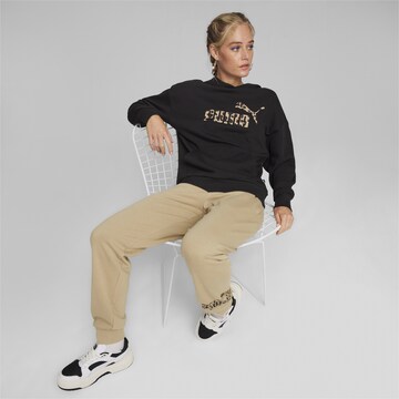 PUMA Sportief sweatshirt 'ESS+' in Zwart