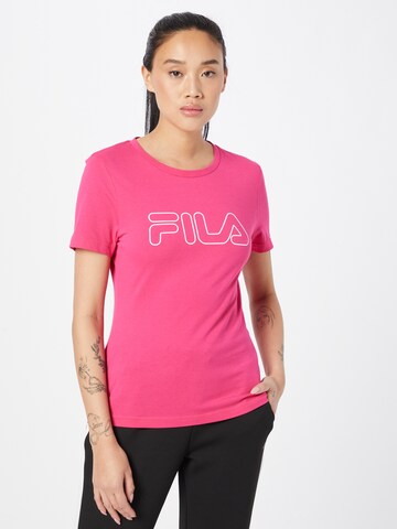 Maglietta 'Ladan' di FILA in rosa: frontale
