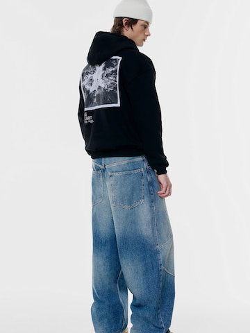 Pull&Bear Bluzka sportowa w kolorze czarny