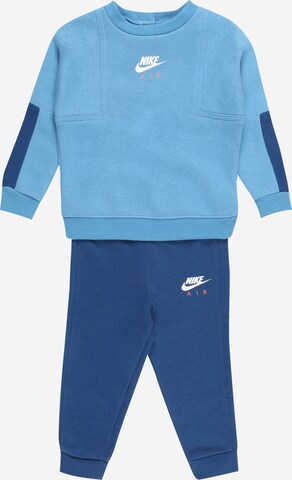 Nike Sportswear Jogginganzug in Blau: front