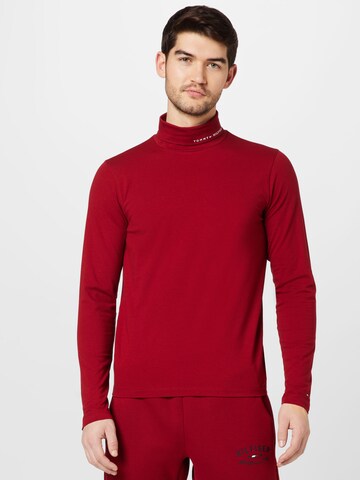 T-Shirt TOMMY HILFIGER en rouge : devant