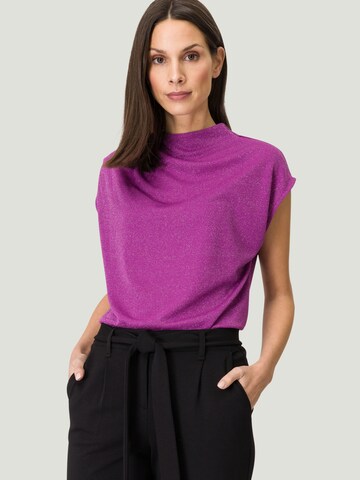 T-shirt zero en violet : devant