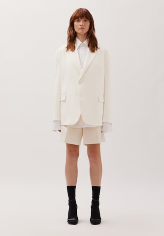 Fit confort Veste de costume Studio Seidensticker en blanc