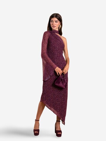 THE-ARE - Vestido em roxo: frente