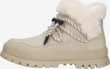 Palladium Boots 'Pallashock Lo Hiver' in Beige: voorkant