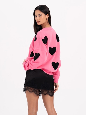 Sweat-shirt MYLAVIE by Sarah Harrison en rose