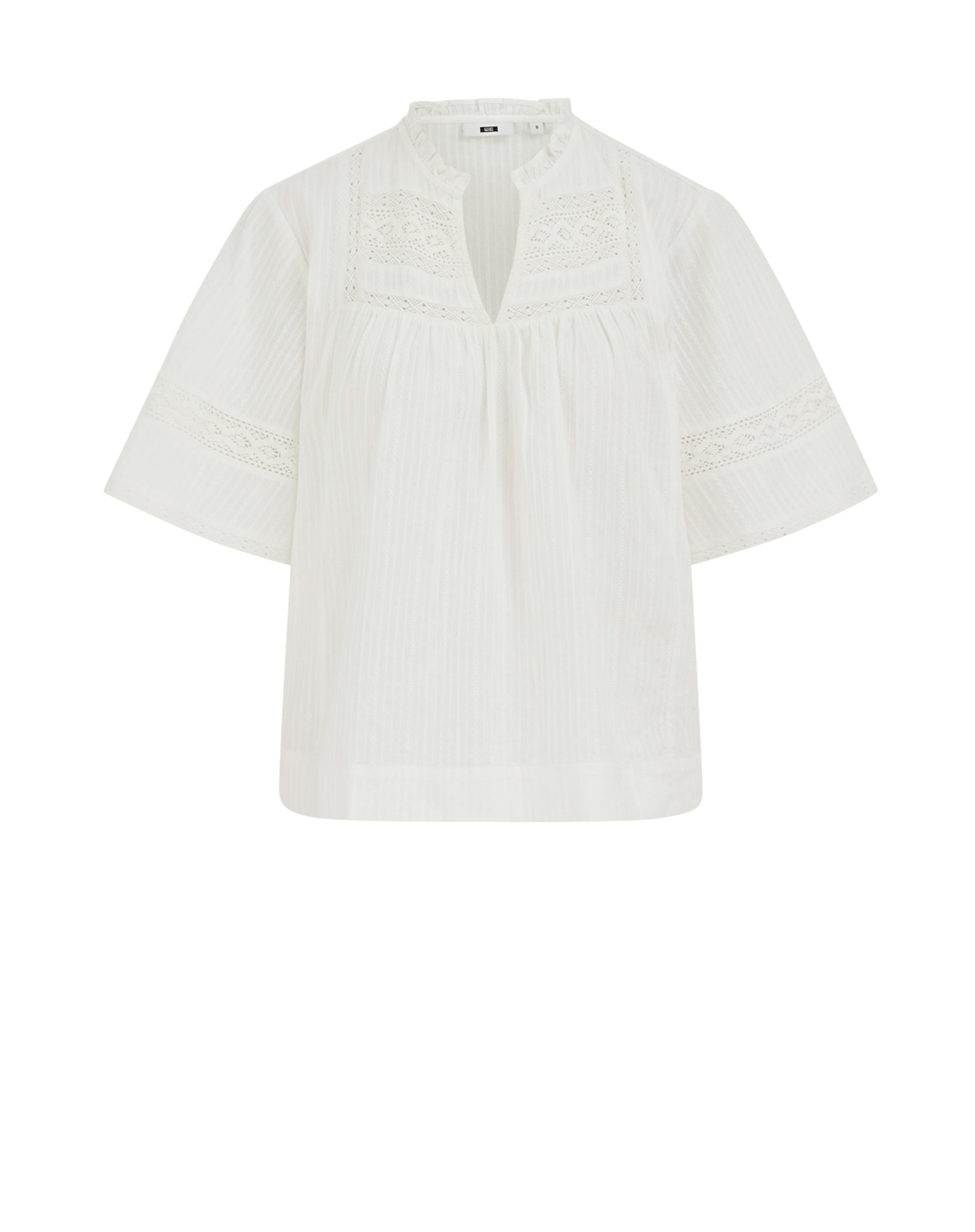 WE Fashion - Blusa en blanco: frente