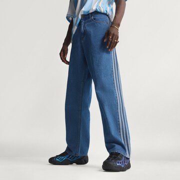Largi Jeans 'Firebird Adicolor' de la ADIDAS ORIGINALS pe albastru