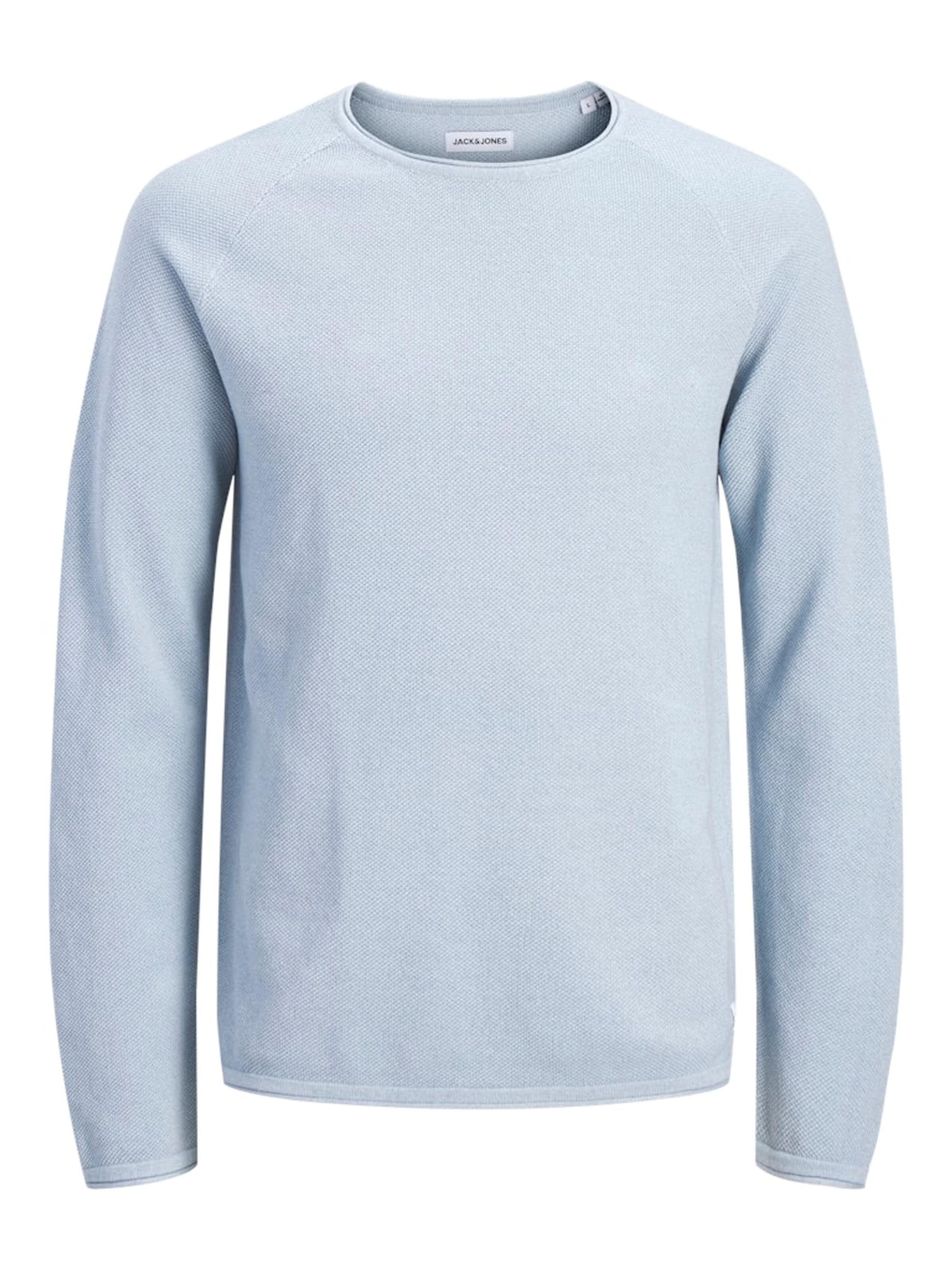 JACK & JONES Trui 'HILL' in Blauw: voorkant