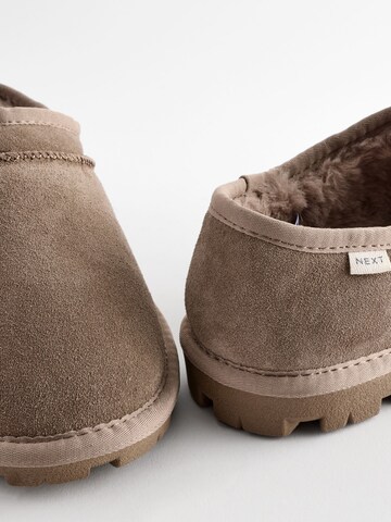 Pantoufle Next en marron