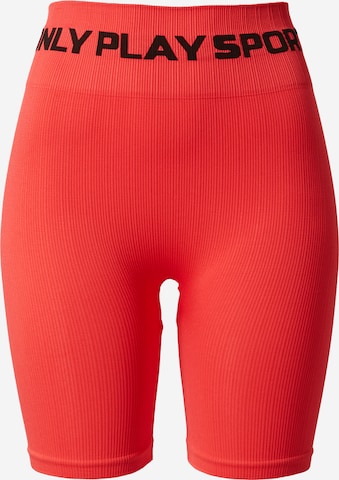 ONLY PLAY Skinny Workout Pants 'ANA' in Red: front