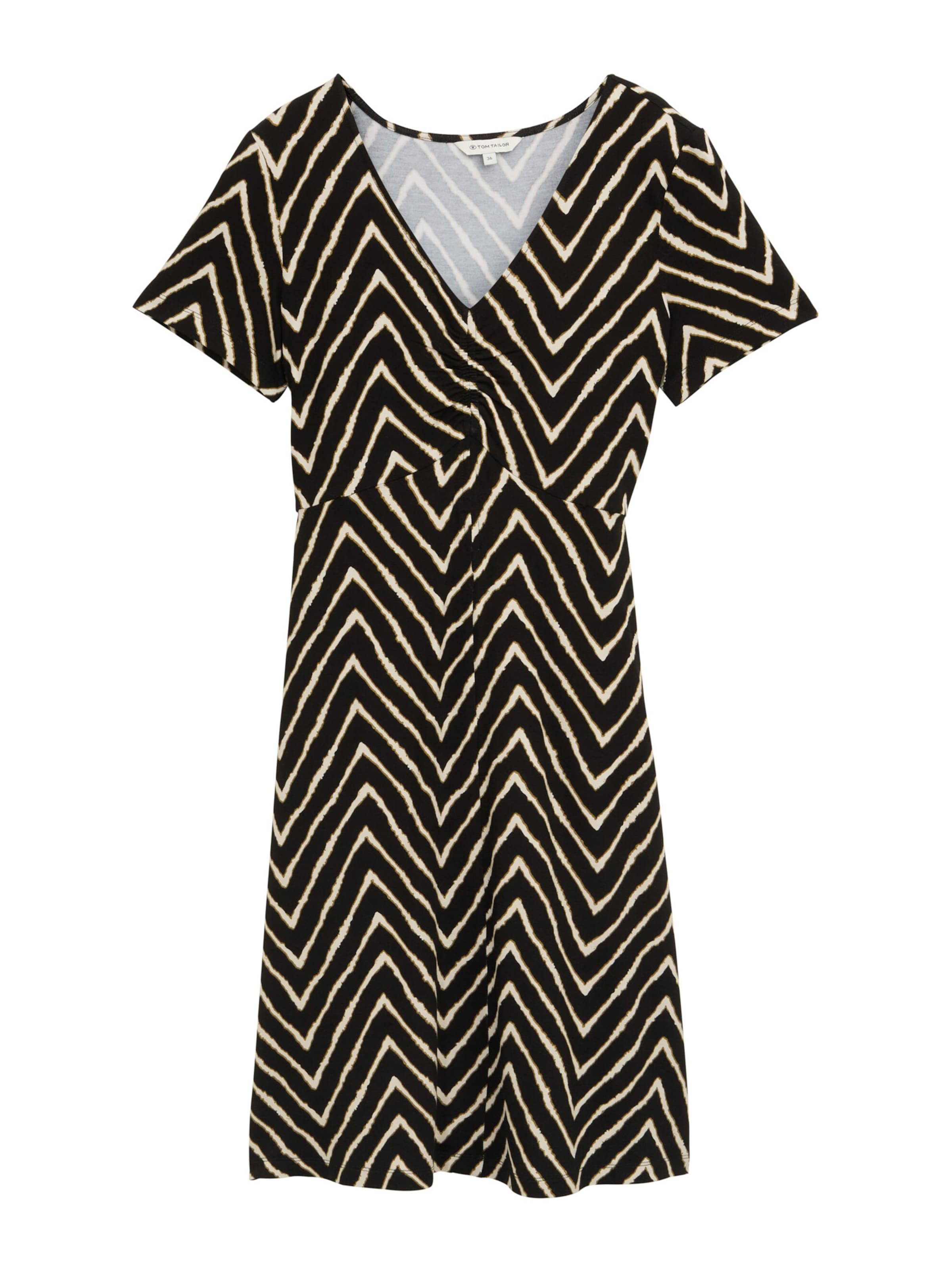 TOM TAILOR Nyári ruhák - fekete: elől