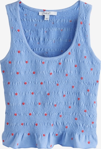 Haut Next en bleu : devant