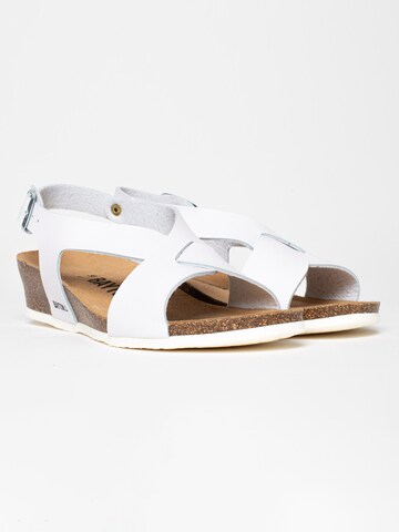 Bayton - Sandalias 'Salamanque' en blanco