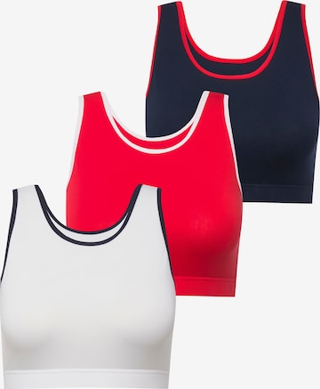 Bustier Soutien-gorge Ulla Popken en bleu : devant