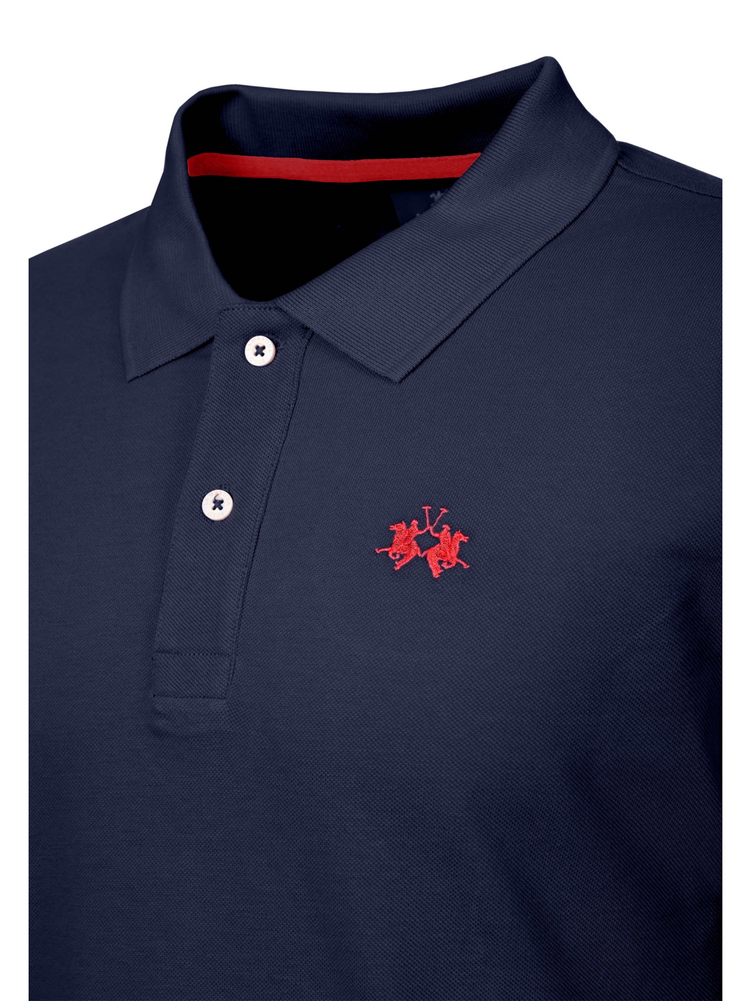 La Martina Poloshirt 'BPMP11' in Blau