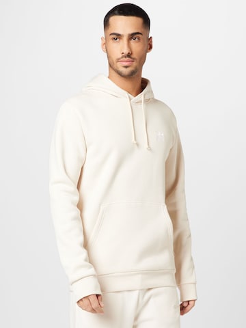 ADIDAS ORIGINALSSweater majica 'Trefoil Essentials' - bež boja: prednji dio