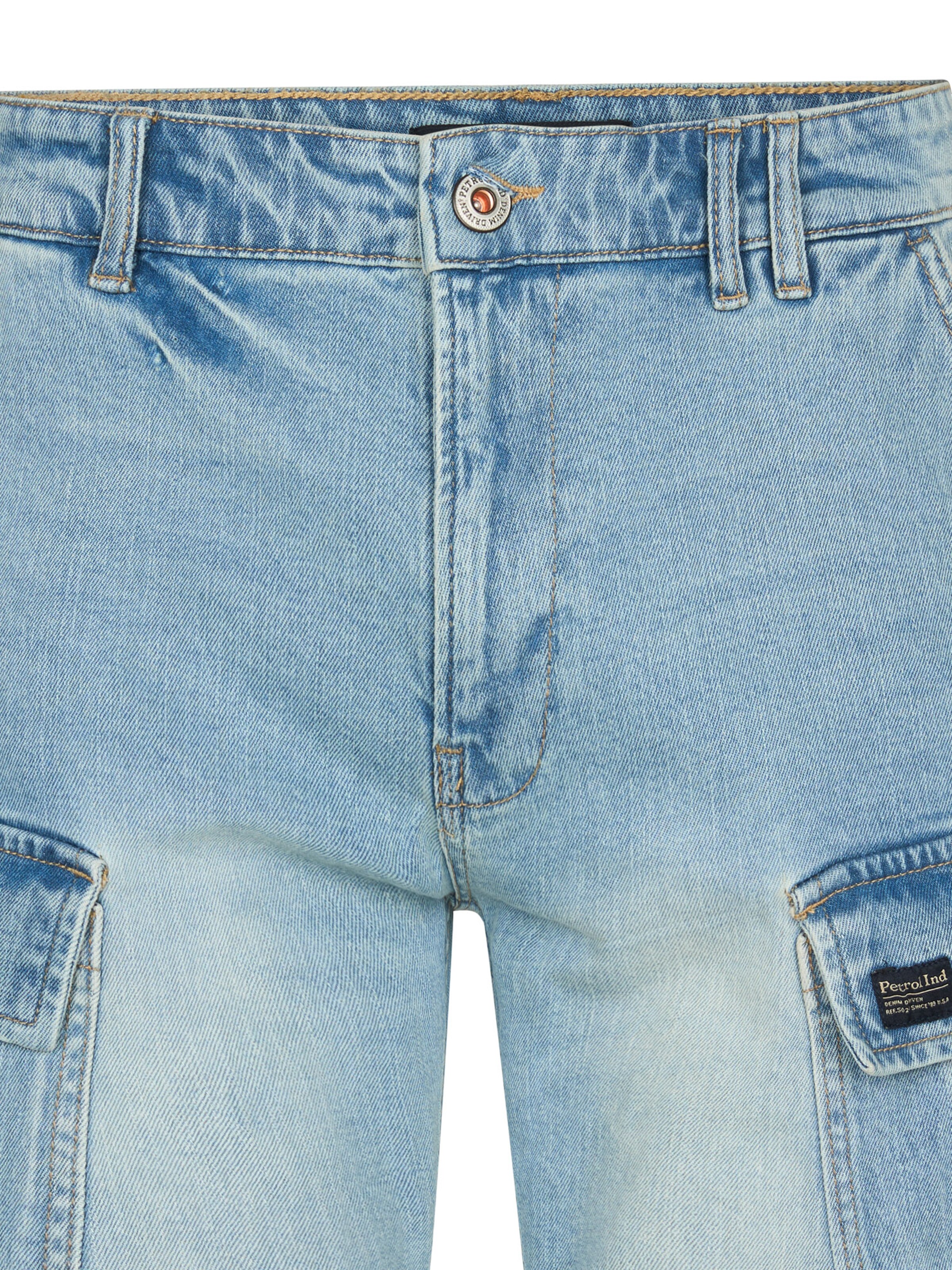 Petrol Industries - regular Pantalón vaquero cargo en azul