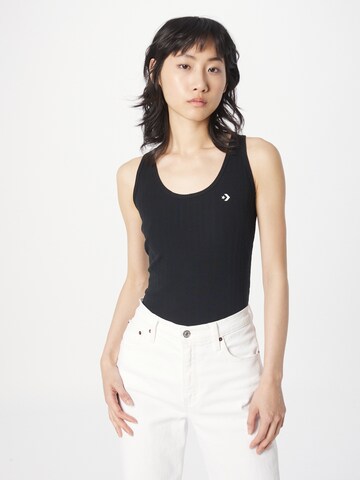 CONVERSE Top in Black: front