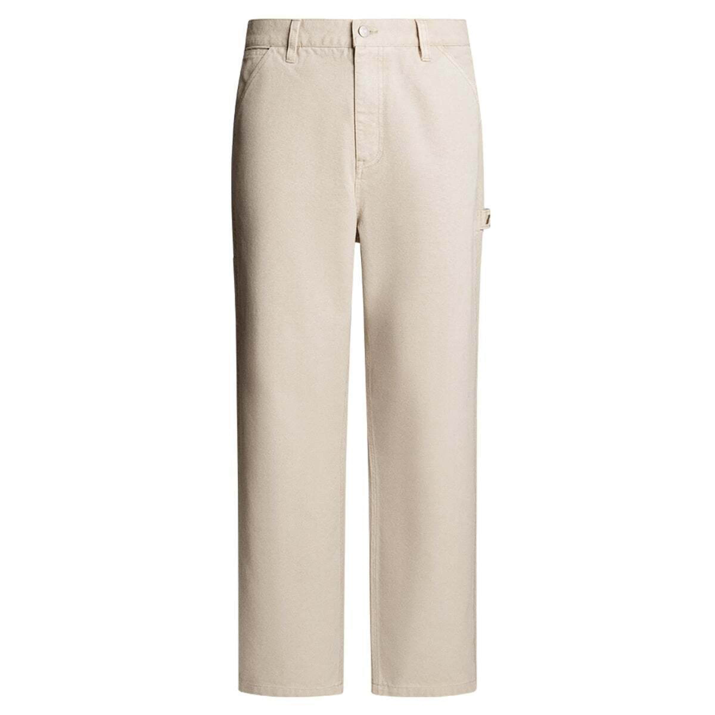 Red Bull Racing x Pepe Jeans Trousers 'Carpenter' in Beige: front