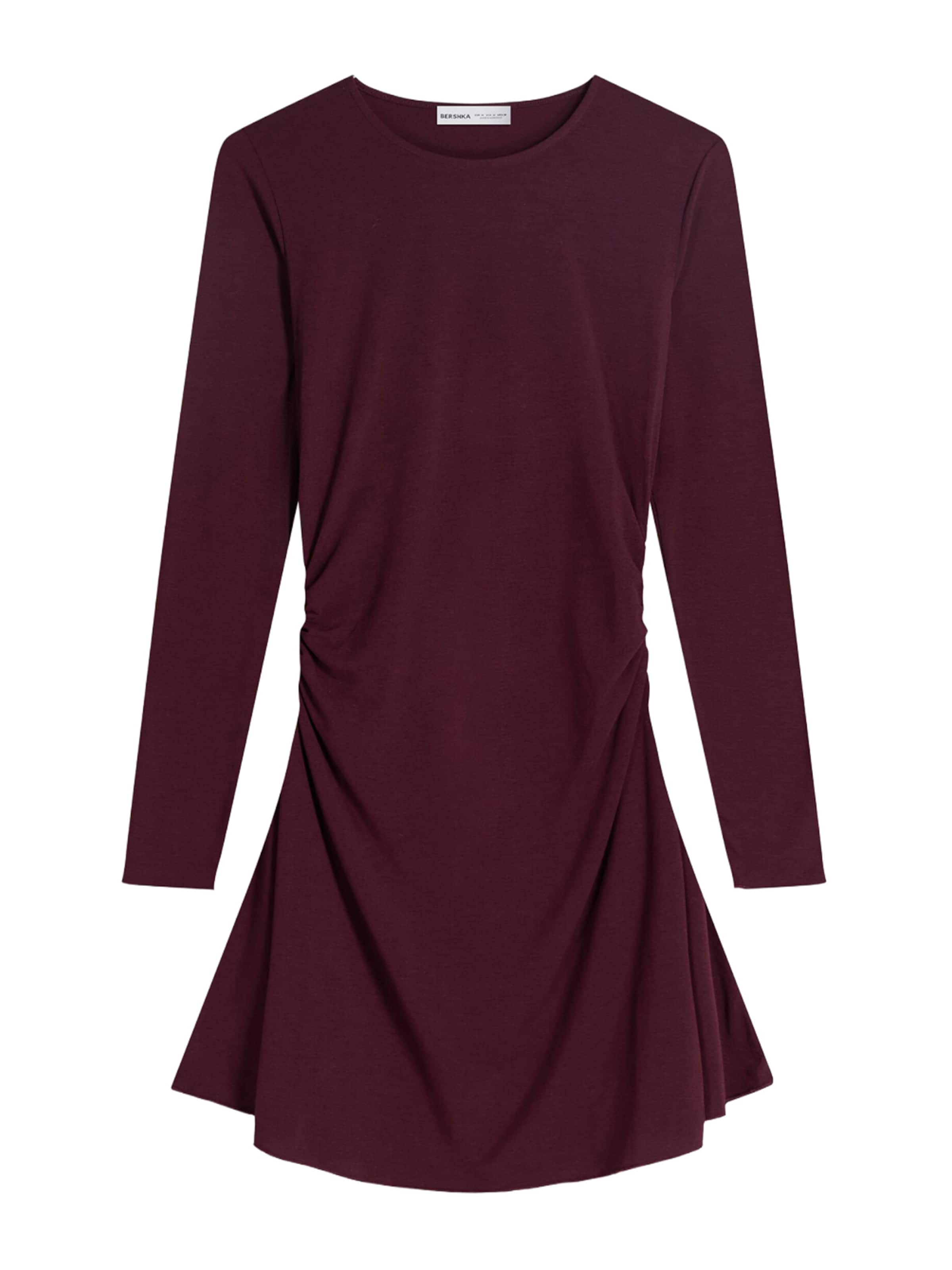Bershka Šaty - vínovo červená, Produkt