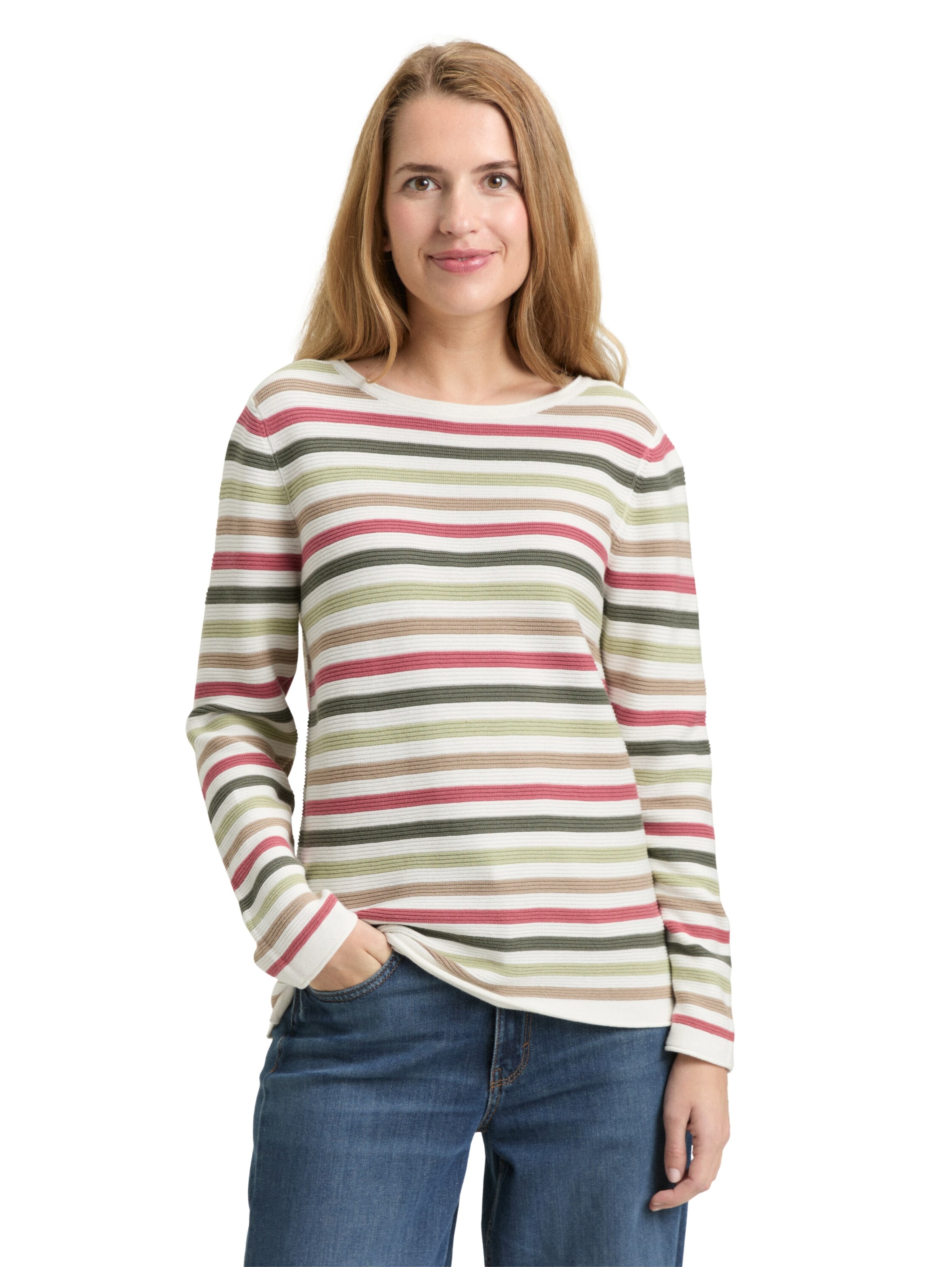 TOM TAILOR Sweater in Mixed colors: front