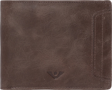 VOi Wallet 'NEMO' in Brown: front
